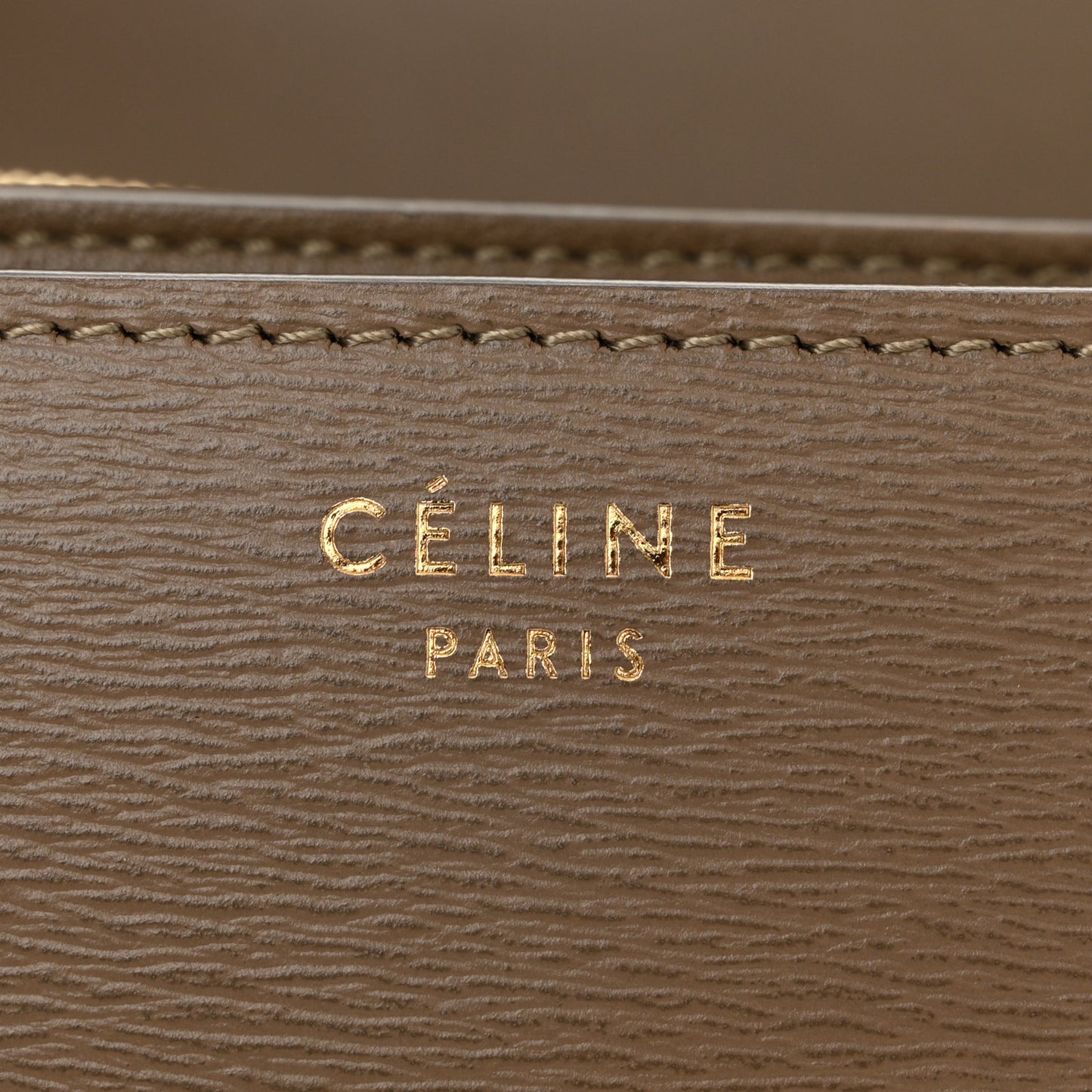 Liege Calfskin Medium Classic Box Flap Bag Taupe