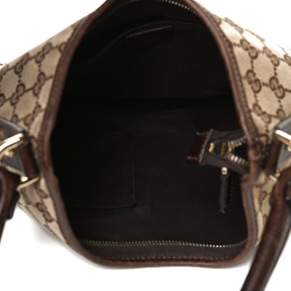 Gucci Monogram Medium Abbey D Ring Hobo Brown 5 of 17