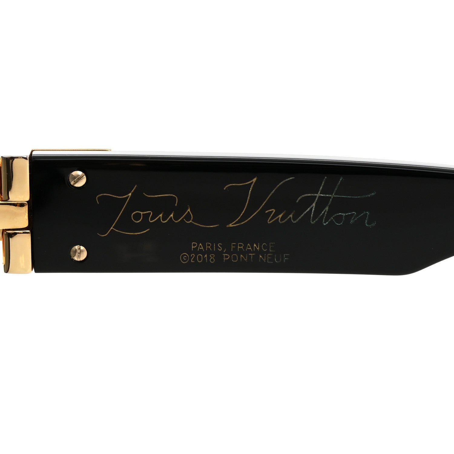 Louis Vuitton Acetate Dayton Sunglasses Z1321W Black 6 of 8