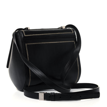Givenchy Calfskin Chain Detail Mini Pandora Box Crossbody Bag Black 3 of 5