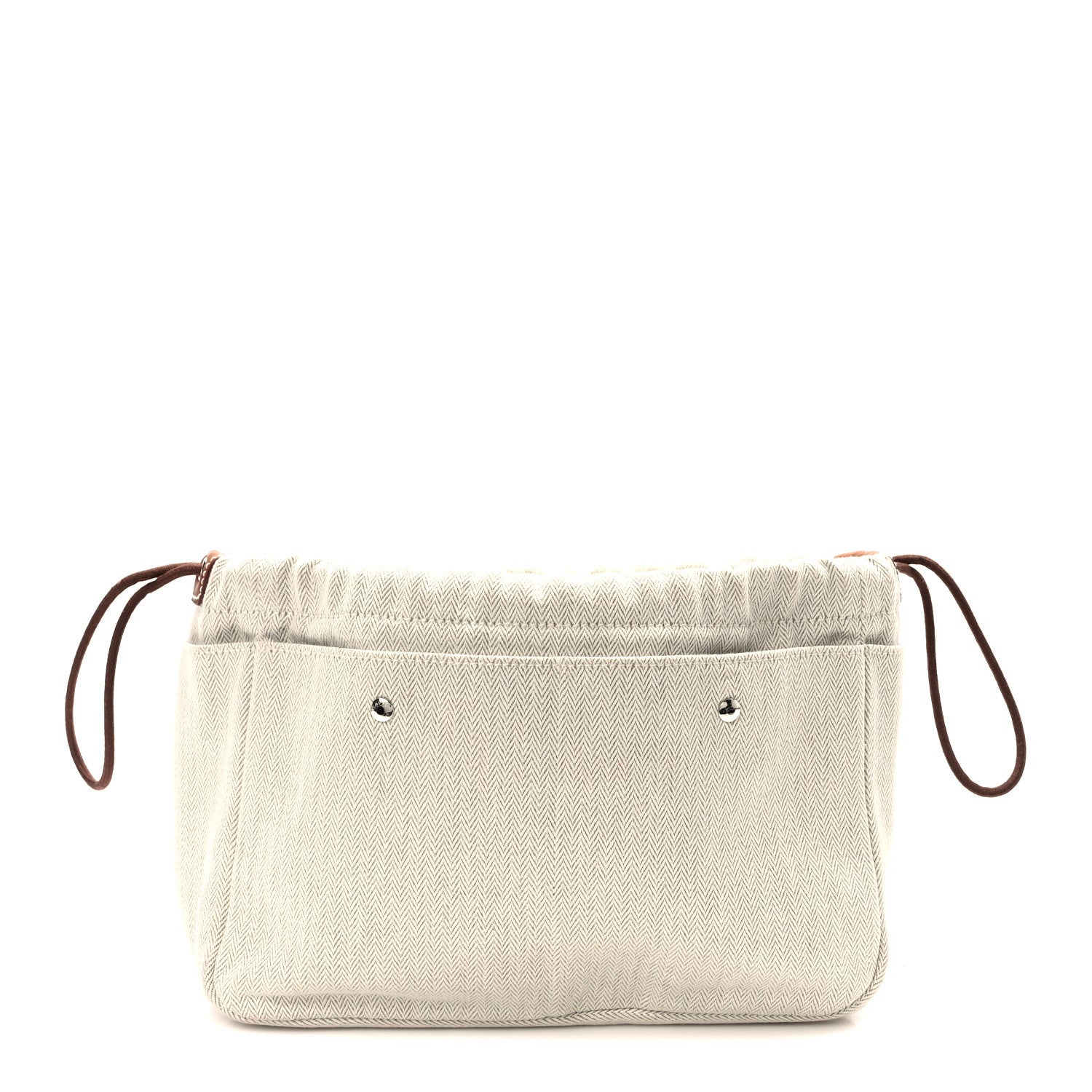 Hermes Canvas Barenia Fourbi 25 MM Bag Insert Natural Fauve 1 of 15