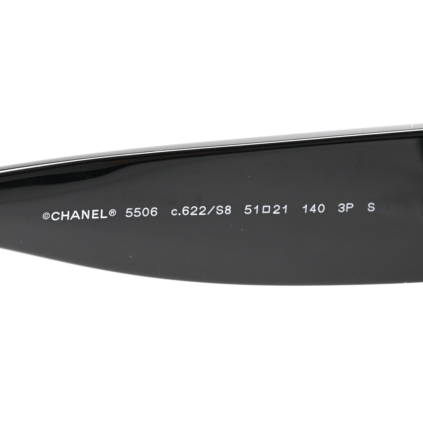 Acetate Polarized Square Sunglasses 5506 Black