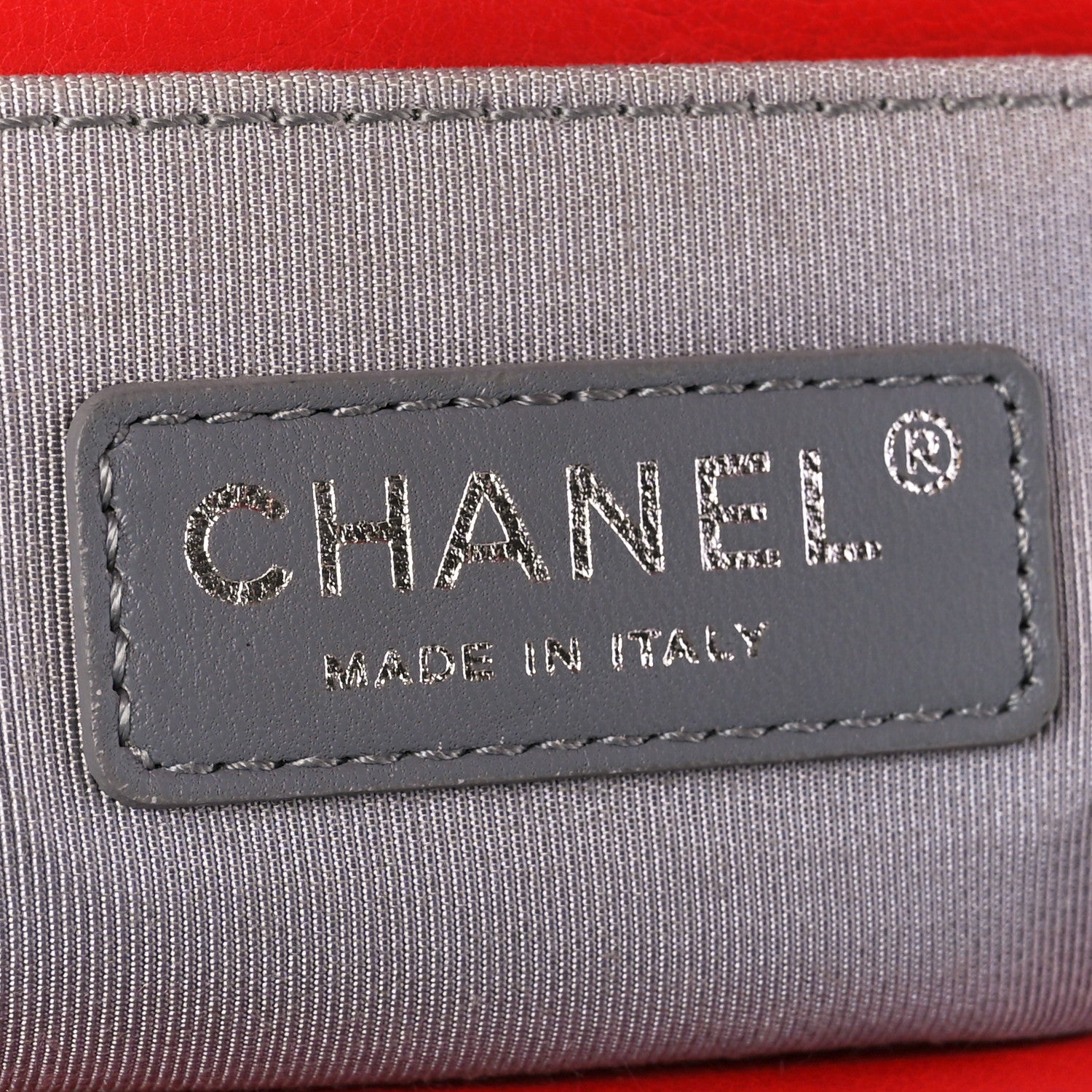 Chanel Calfskin Double Stitch Small Boy Flap Red 6 of 10