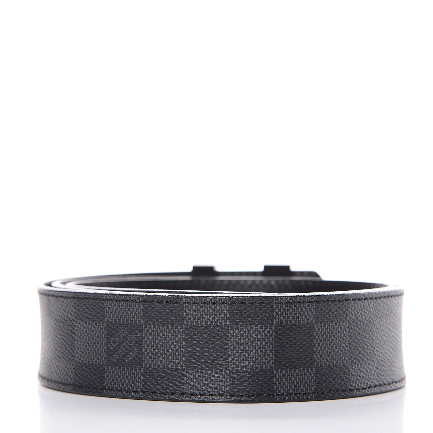 Louis Vuitton Damier Graphite LV Initiales Belt 100 40 3 of 7