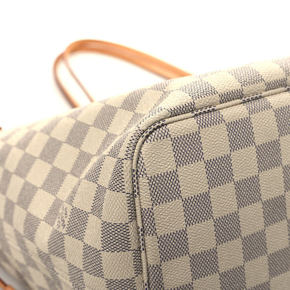 Louis Vuitton Damier Azur Neo Neverfull GM Rose Ballerine 9 of 14