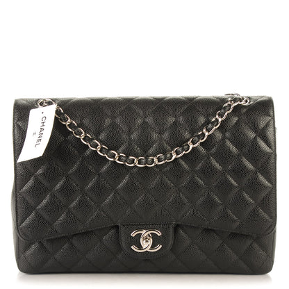 Chanel Caviar Quilted Maxi Double Flap Black 1 of 7