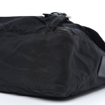 Prada Tessuto Nylon Messenger Bag Black 9 of 12
