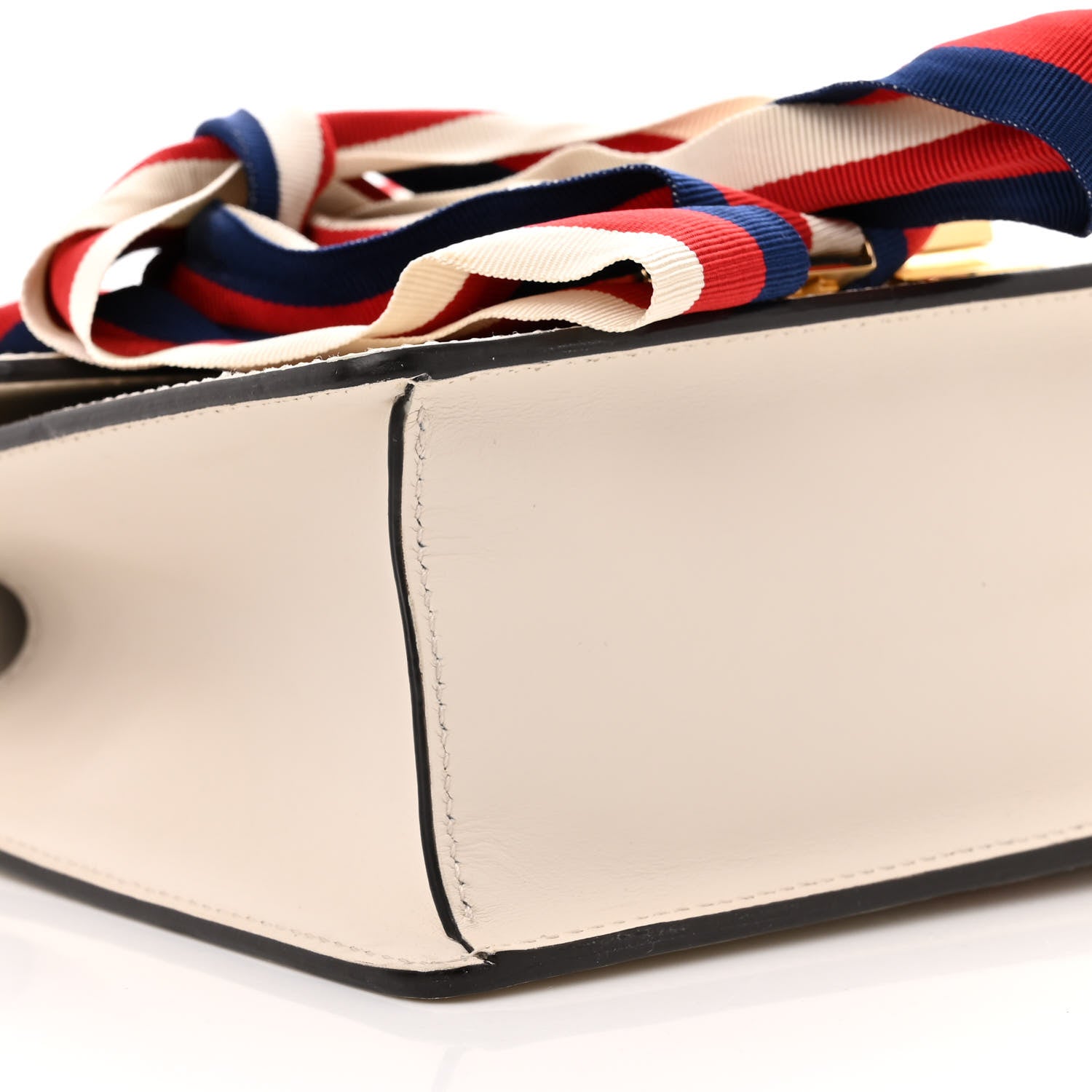 Gucci Calfskin Small Sylvie Shoulder Bag Off White 9 of 14