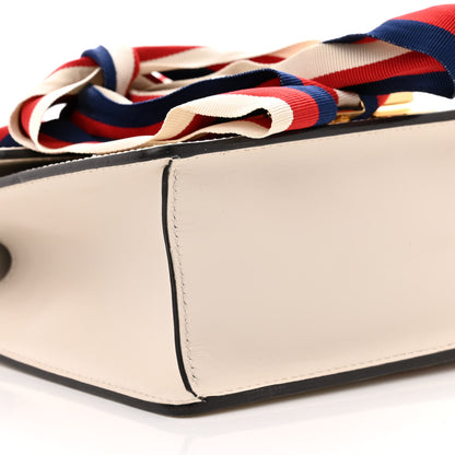 Gucci Calfskin Small Sylvie Shoulder Bag Off White 9 of 14
