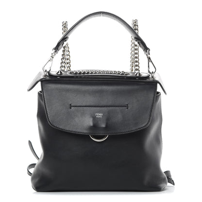 Fendi Vitello Century Opaco Large Back to School Backpack Black 1 of 17