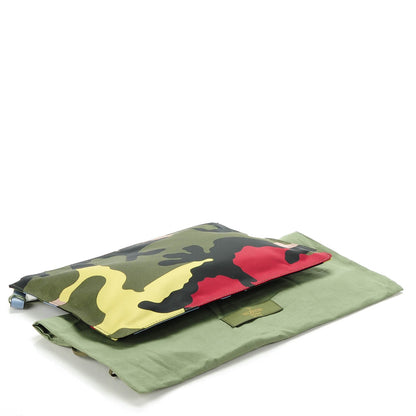 Valentino Garavani Nylon Camouflage Medium Zip Pouch Multicolor 4 of 7