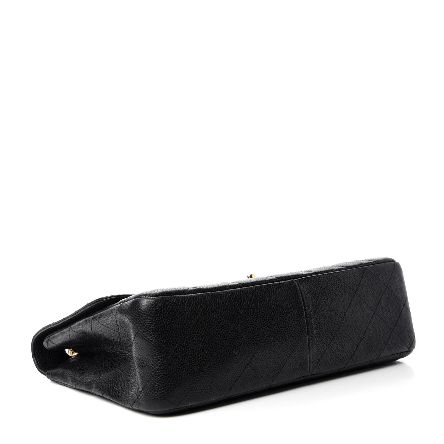 Chanel Caviar Quilted Jumbo Single Flap Black 4 of 11