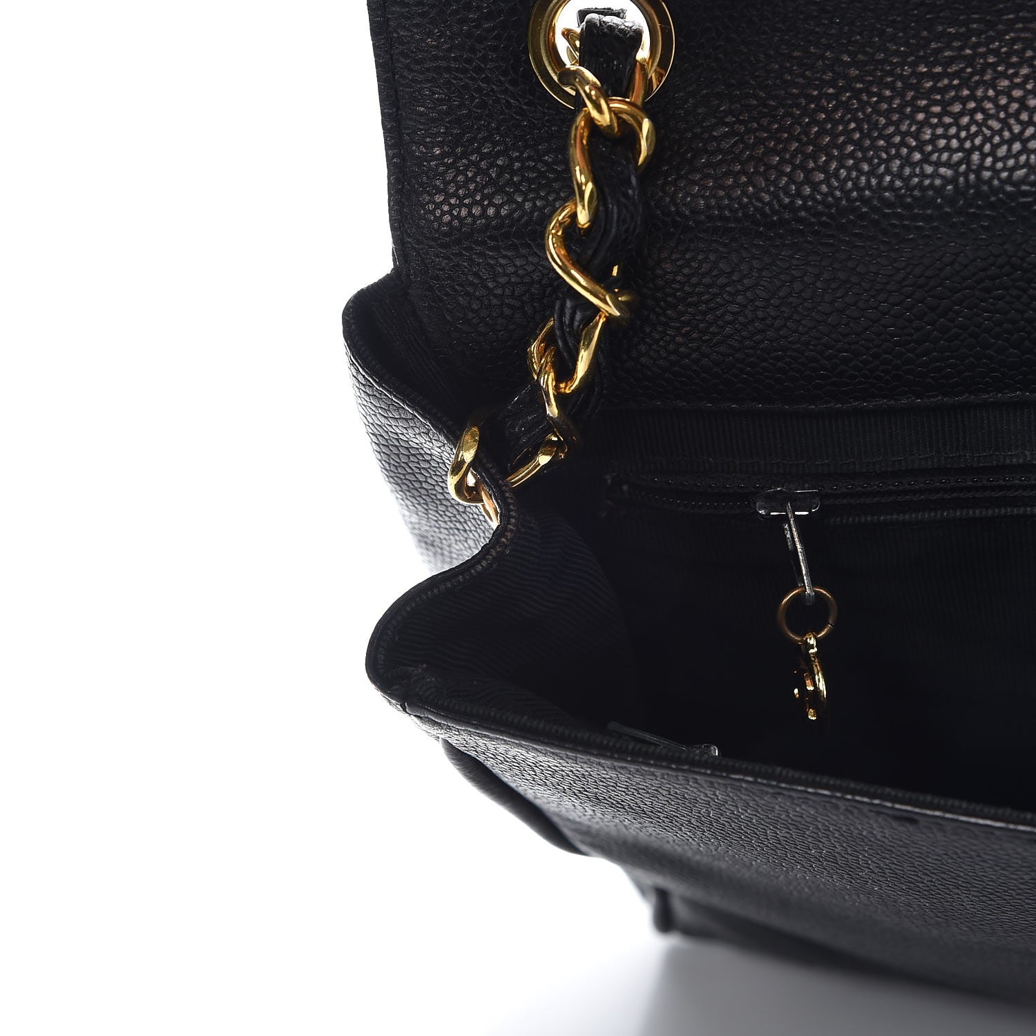 Chanel Caviar CC Shoulder Bag Black 9 of 15