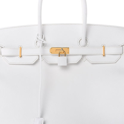 Hermes Epsom Birkin 35 White White 31 of 32