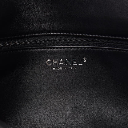 Chanel Shearling Lambskin 100% Clutch Black 7 of 8