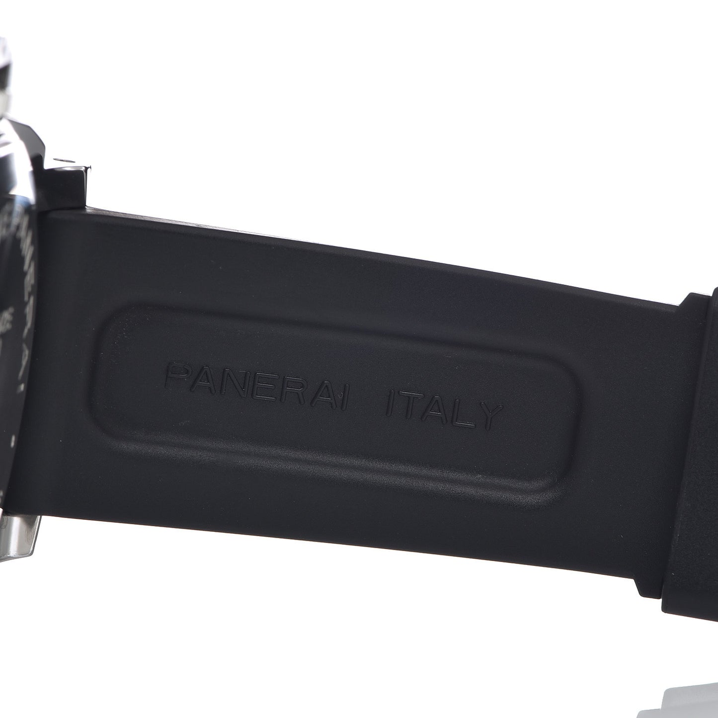Stainless Steel Rubber 44mm Luminor Base Logo Manual Winding Watch Black PAM00773