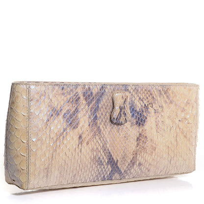 Nancy Gonzalez Iridescent Python Clutch 3 of 7