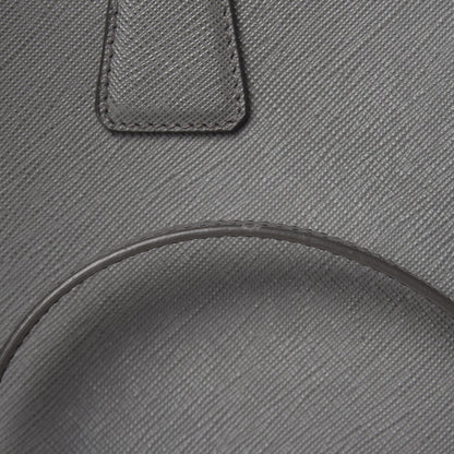 Prada Saffiano Small Galleria Double Zip Tote Marmo 11 of 12