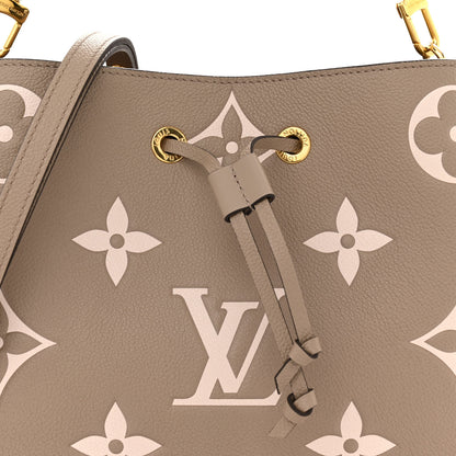 Louis Vuitton Empreinte Monogram Giant Neonoe MM Tourterelle Creme 8 of 11