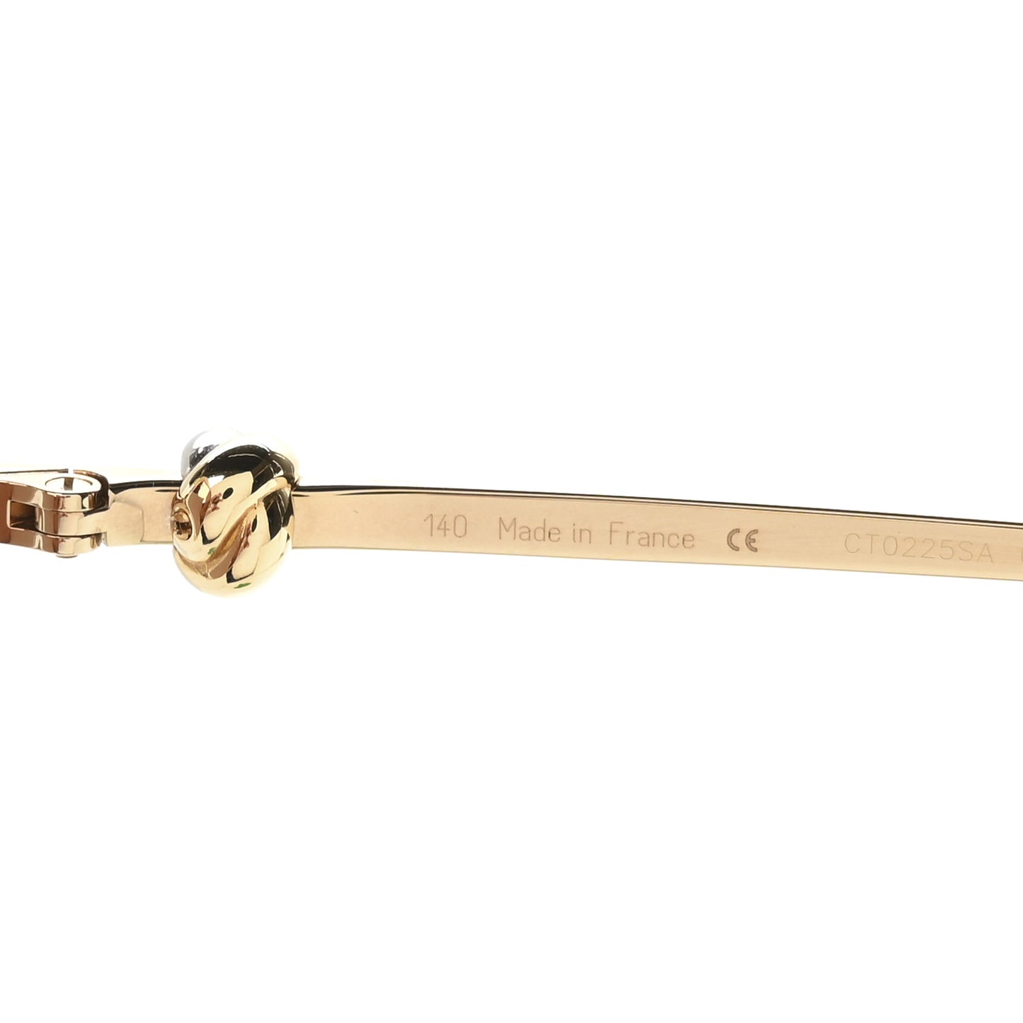 Metal Trinity Sunglasses CT0225SA 002 Gold Silver