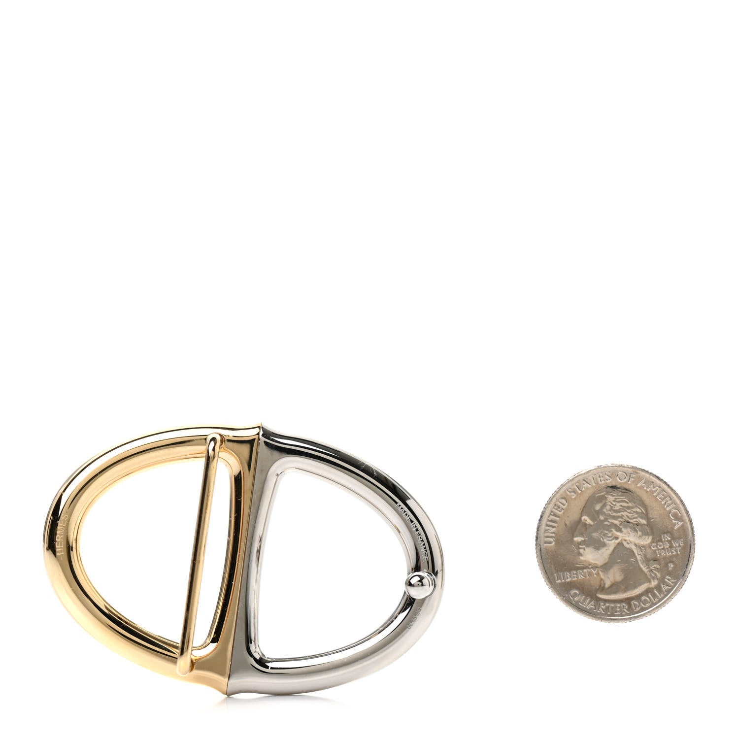 Hermes Permabrass Palladium Chaine D'ancre Belt Buckle 2 of 5