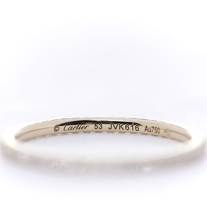 Cartier 18K Yellow Gold Diamond Etincelle De Eternity Ring 53 6.5 4 of 6