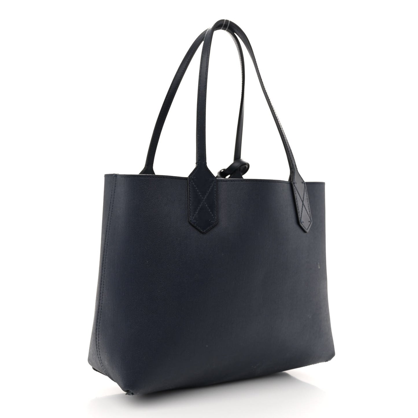 GG Supreme Monogram Blooms Small Reversible Tote Beige Blue Navy