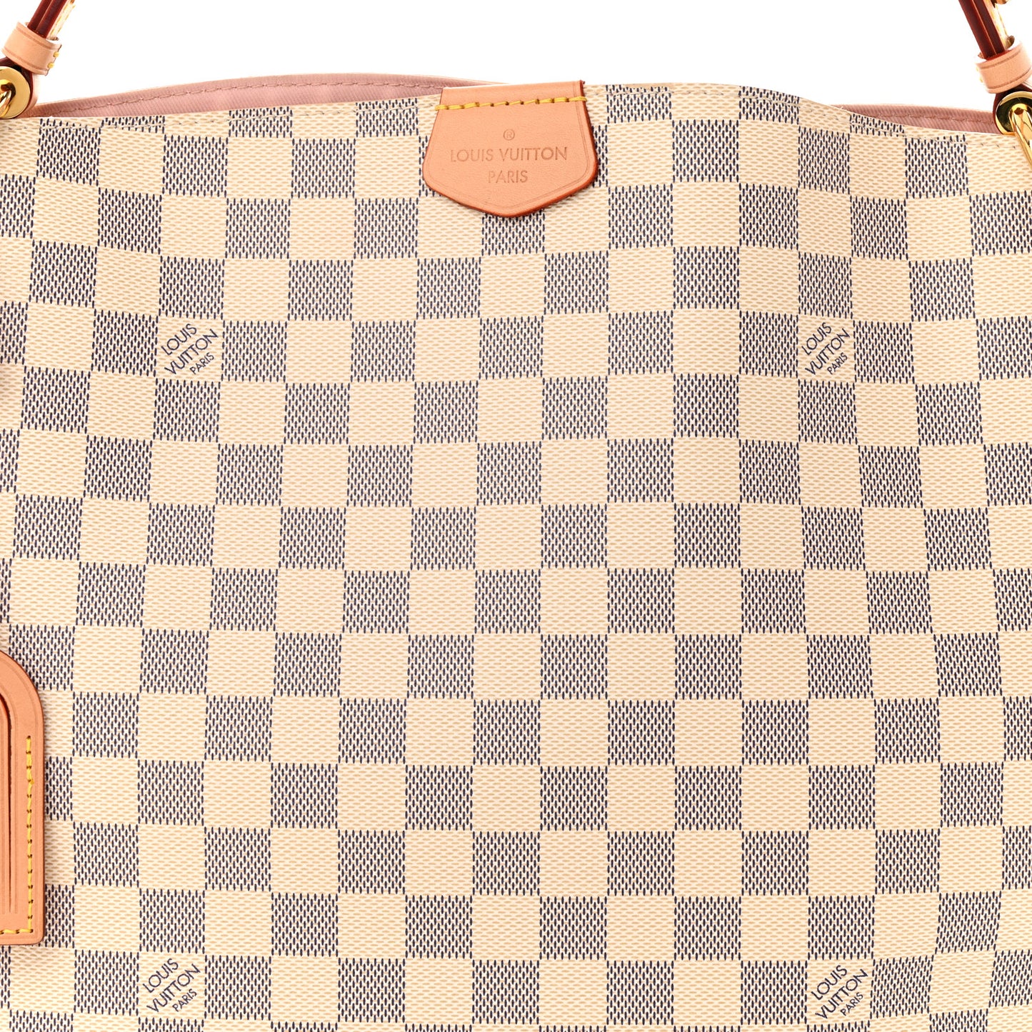 Damier Azur Graceful PM Rose Ballerine