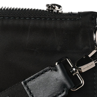 Burberry Nylon Edin Zip Pouch Black Brown 9 of 9