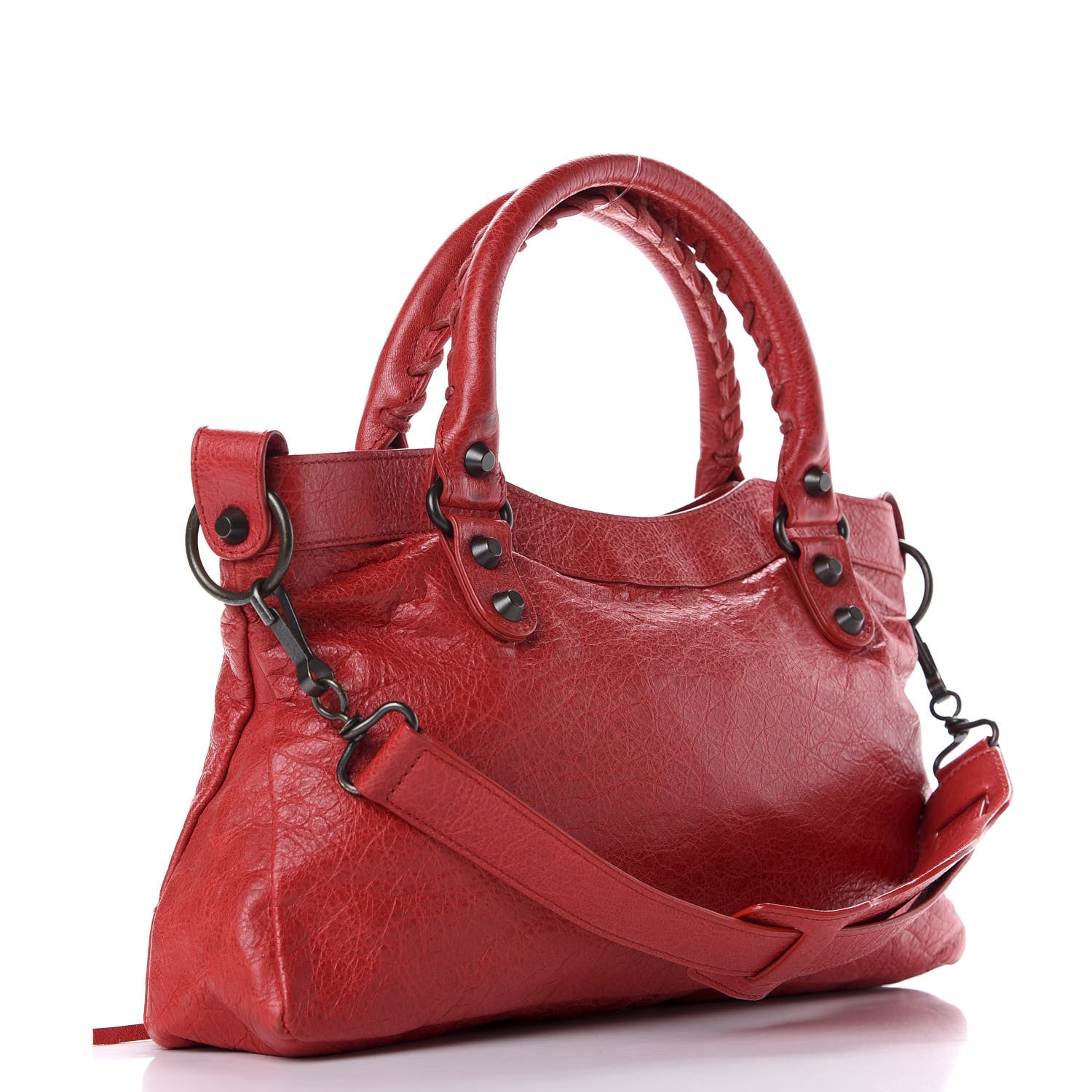 Balenciaga Agneau Classic Hardware First Rouge Coquelicot 2 of 7