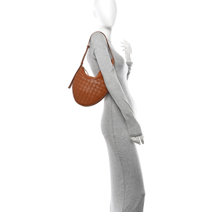 Bottega Veneta Nappa Intrecciato Small Drop Shoulder Bag Wood 2 of 10