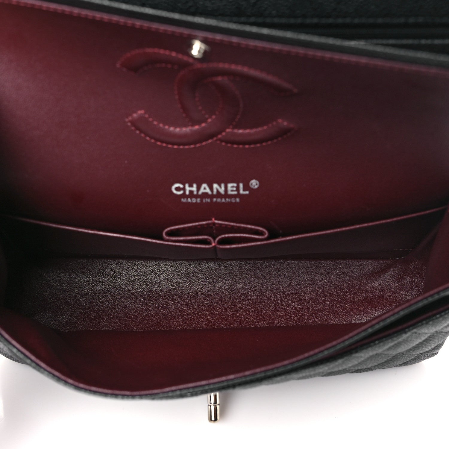 Chanel Caviar Quilted Medium Double Flap Black 5 of 11