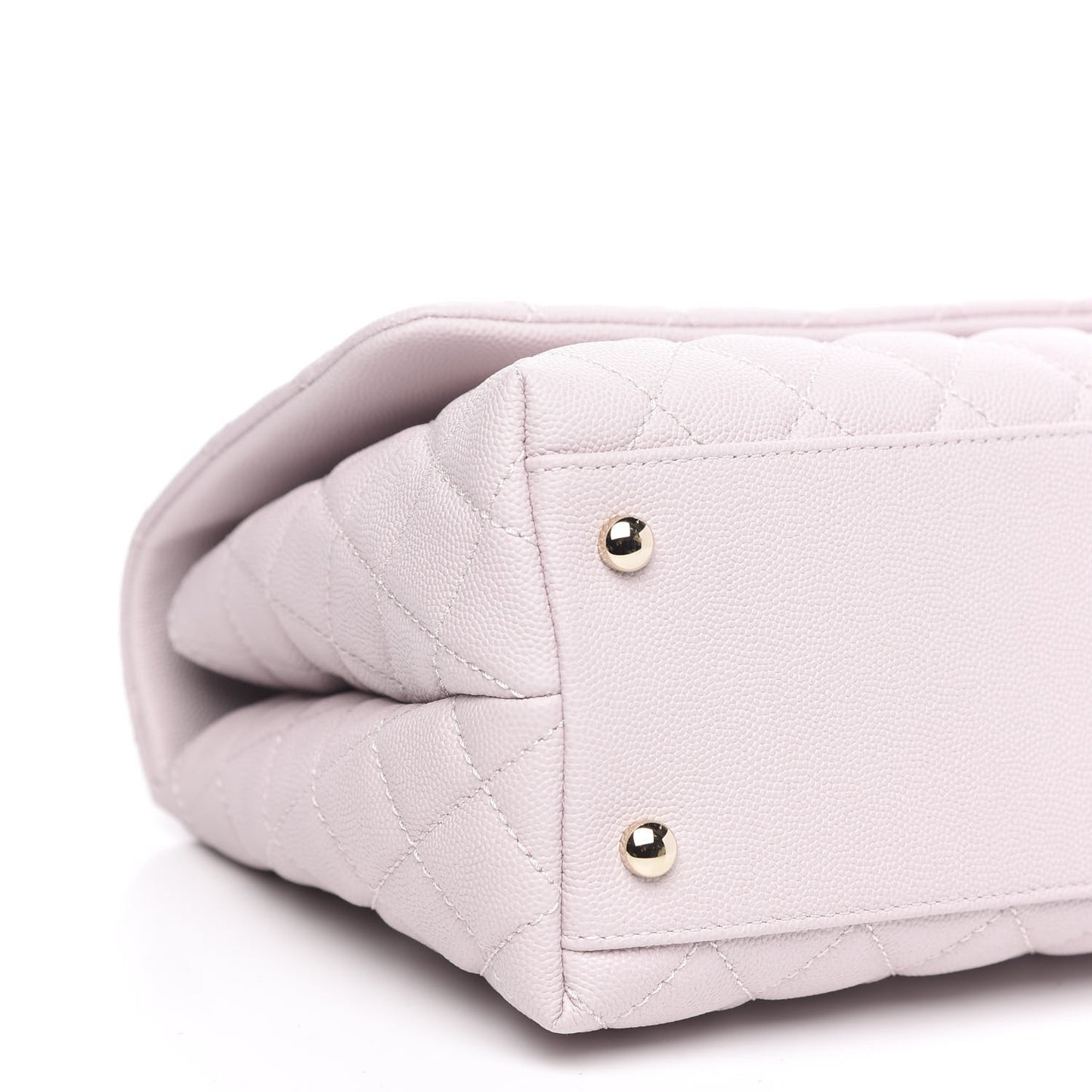 Caviar Quilted Small Coco Handle Flap Lilas Lilac