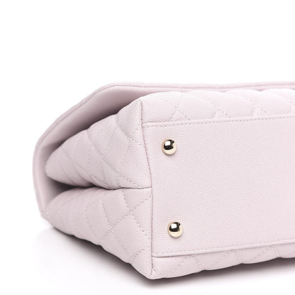 Chanel Caviar Quilted Small Coco Handle Flap Lilas Lilac 7 of 9