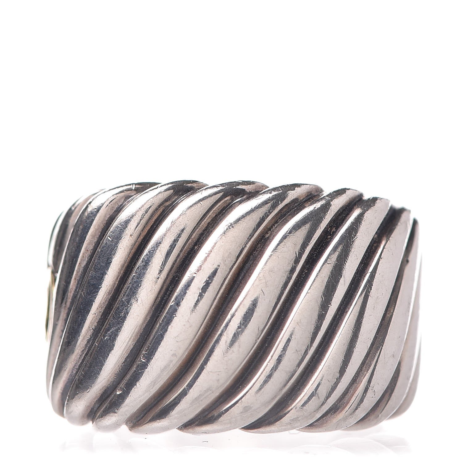 David Yurman Sterling Silver Sculpted Cable Ring 51.9 6 1 of 6