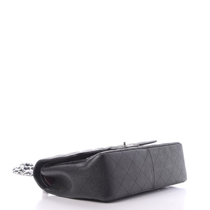 Chanel Caviar Quilted Jumbo Double Flap Black 4 of 12