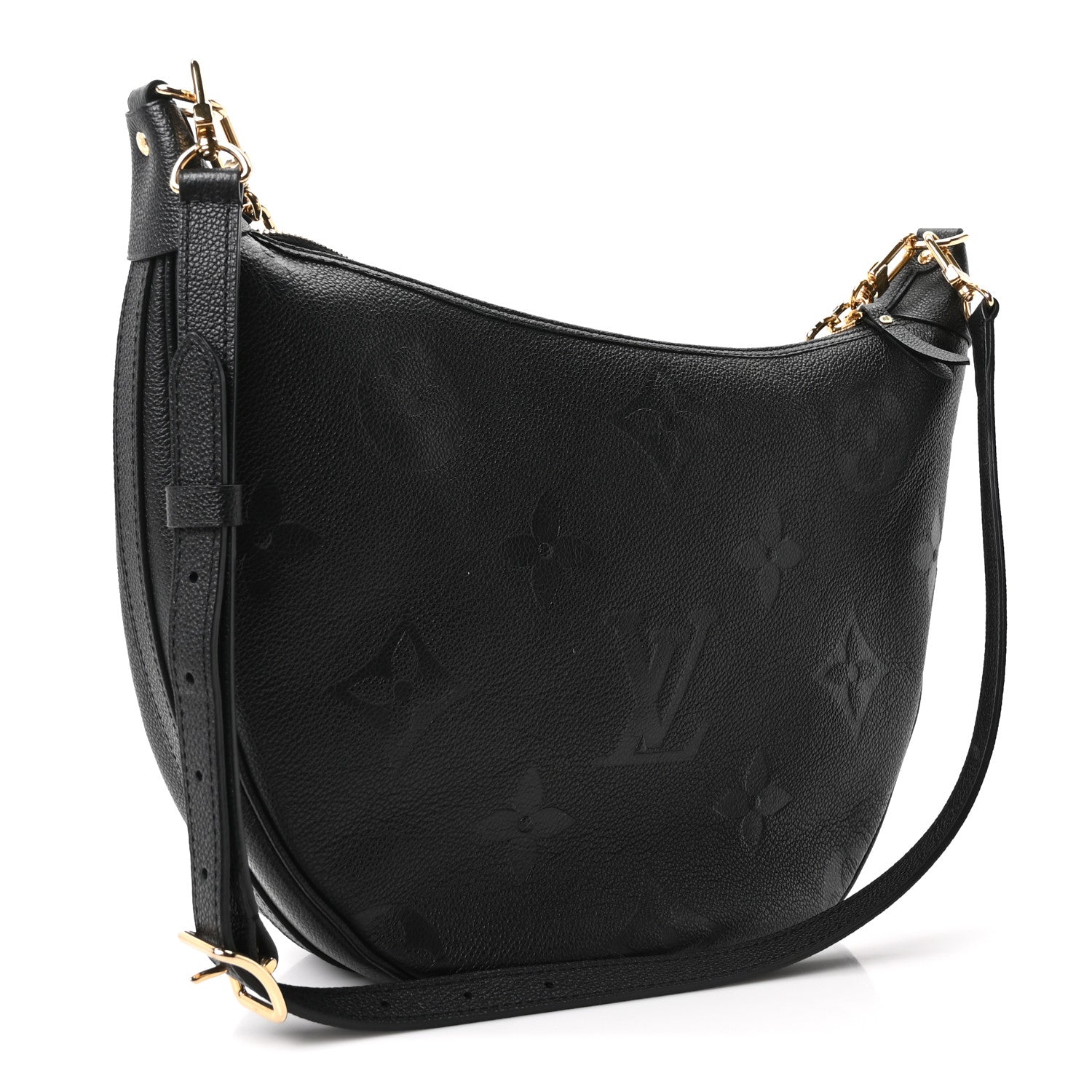Louis Vuitton Empreinte Monogram Giant Loop Hobo Black 3 of 9