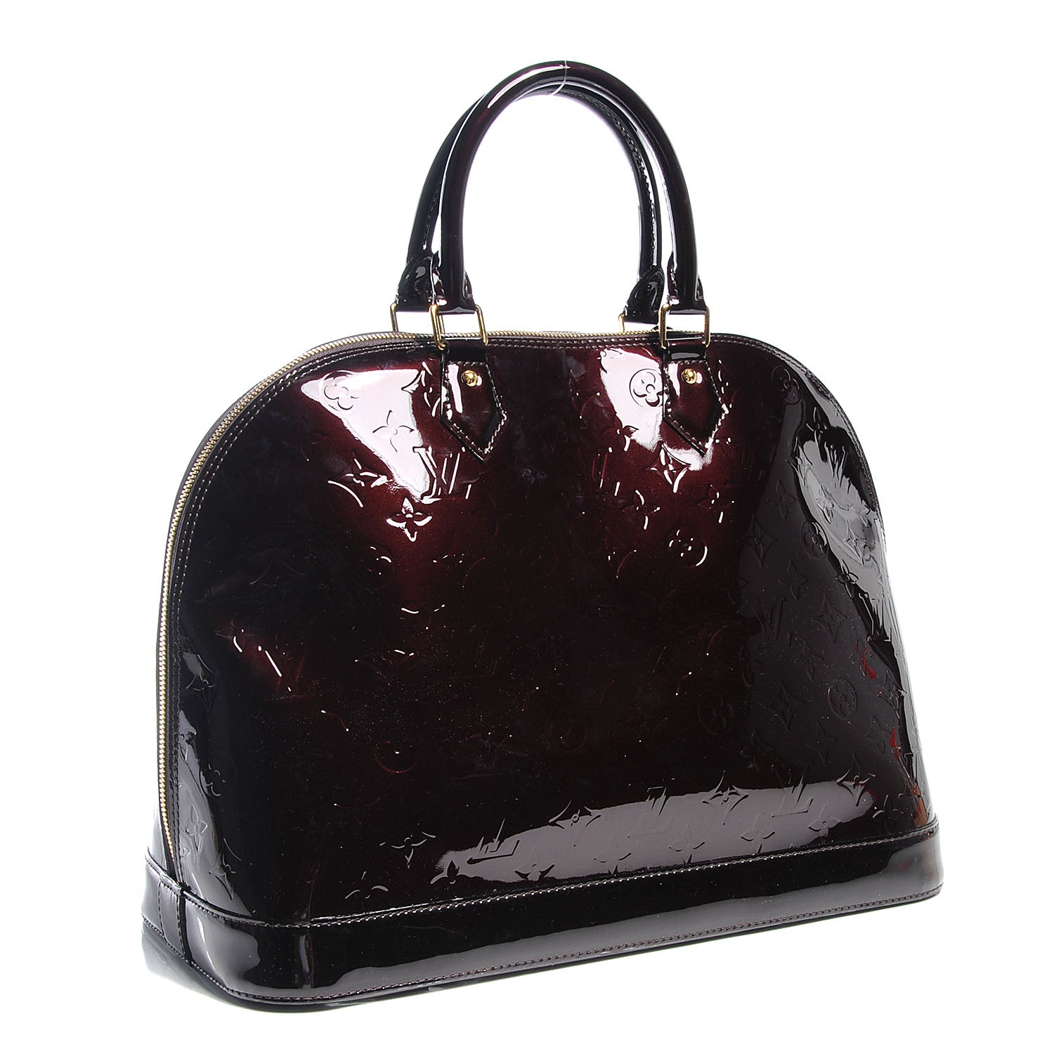 Louis Vuitton Vernis Alma GM Amarante 3 of 9