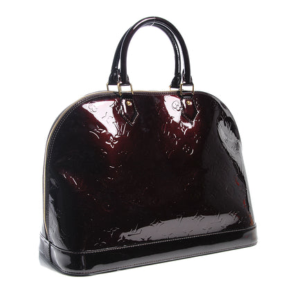 Louis Vuitton Vernis Alma GM Amarante 3 of 9