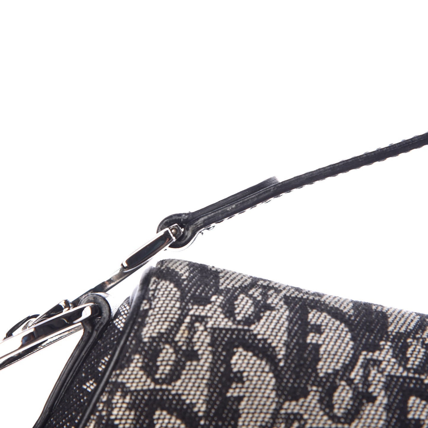 Monogram Saddle Bag Black