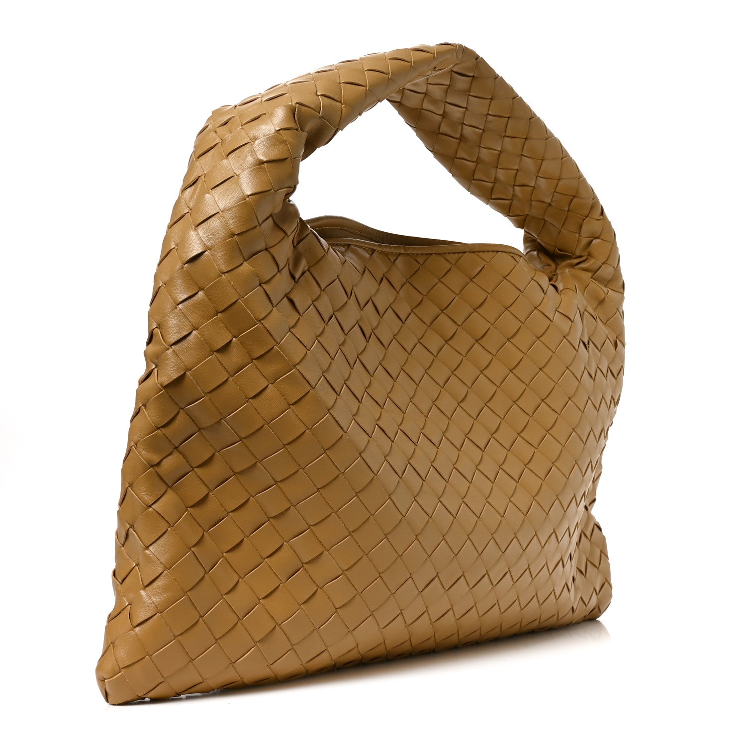 Bottega Veneta Calfskin Intrecciato Small Hop Dark Praline 3 of 11