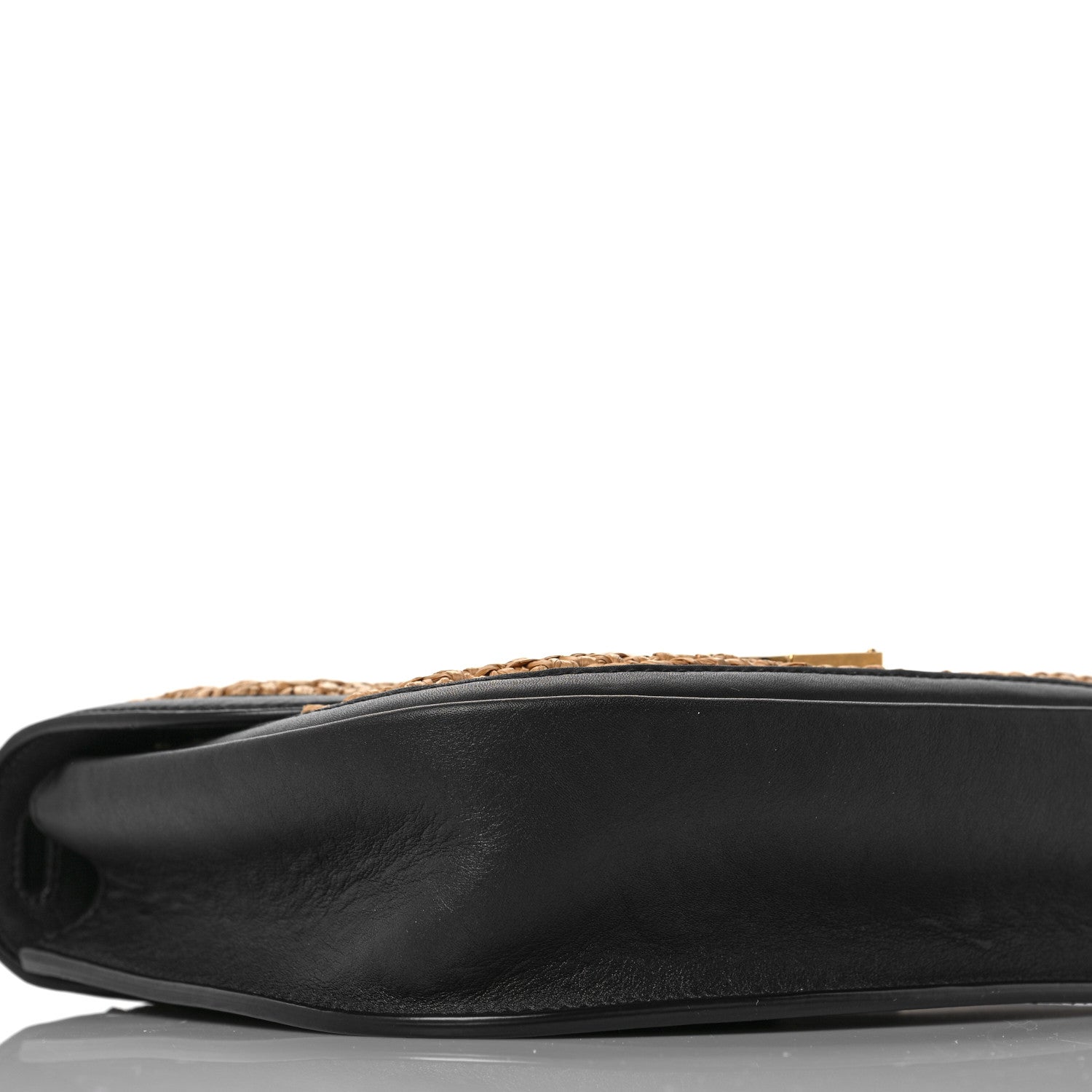 Saint Laurent Woven Raffia Monogram Kaia Satchel Tan 8 of 9