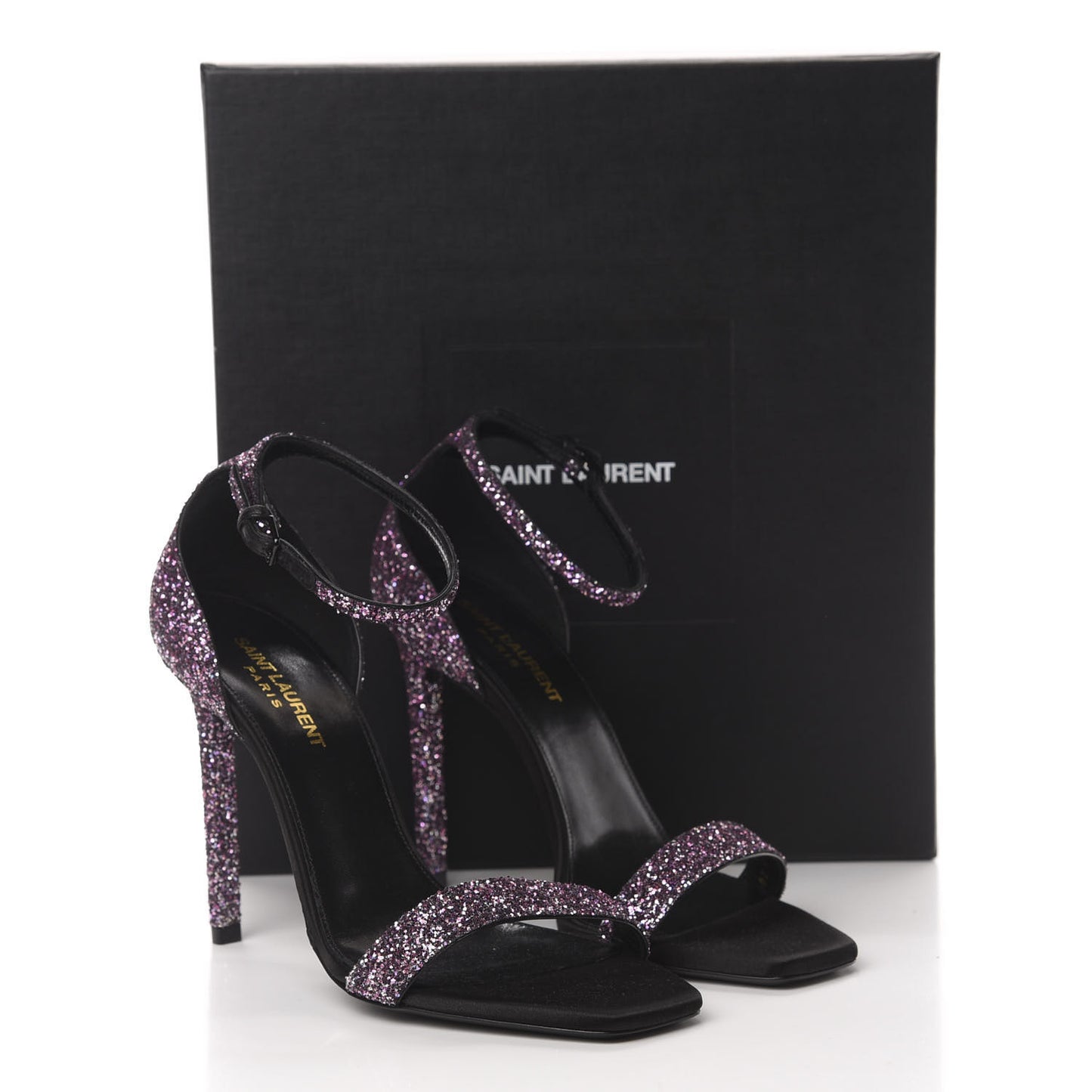 Glitter Amber 105 Ankle Strap Sandals 38.5 Pink