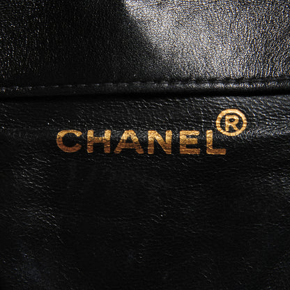Chanel Lambskin Quilted Backpack Black 7 of 10