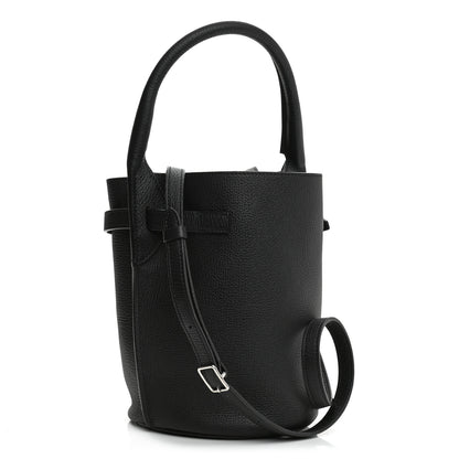 Celine Grained Calfskin Nano Big Bag Bucket Black 3 of 8