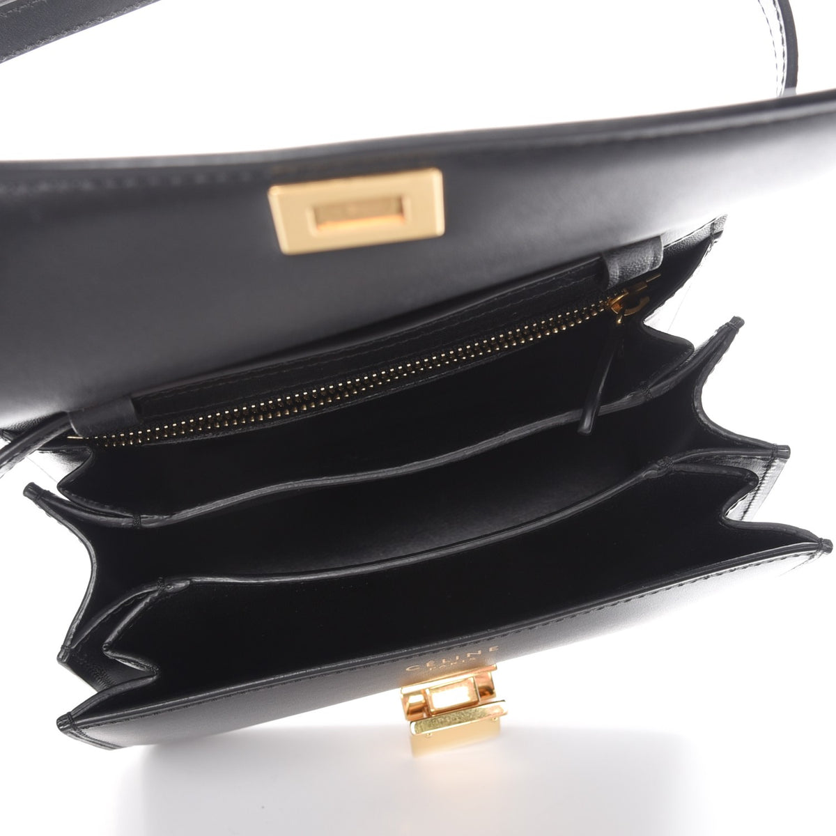 Box Calfskin Small Classic Box Flap Bag Black