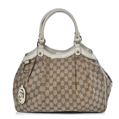 Gucci Monogram Medium Sukey Tote Off White 1 of 7