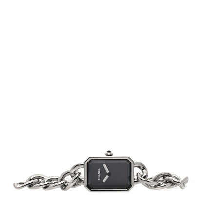 Chanel Stainless Steel 16mm Chain Premiere Quartz Watch Black S 2 of 5