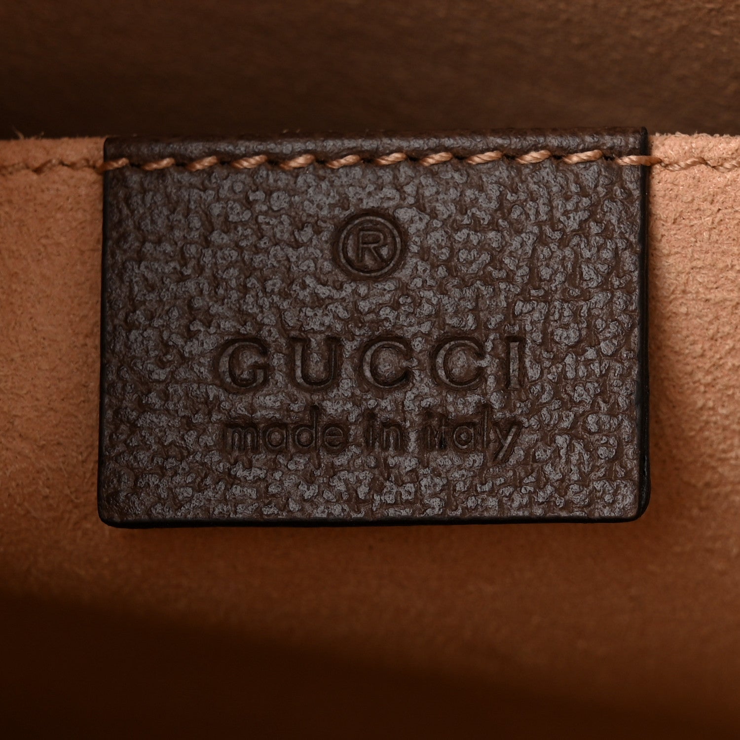 Gucci GG Supreme Monogram Web Ophidia Pouch Brown 6 of 10