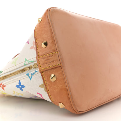 Louis Vuitton Monogram Multicolor Alma White 8 of 12
